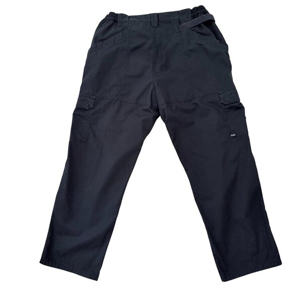 5.11 Tactical Series Mens Black Cargo Pants Size 38 Elastic Waist Utility - Picture 3 of 10